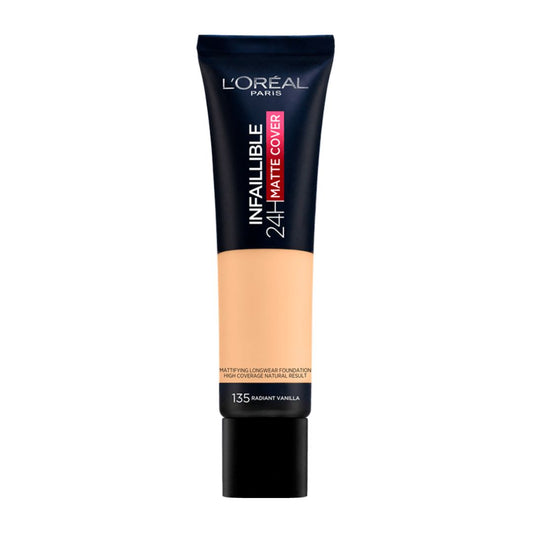 لوريال باريس - كريم أساس Infaillible 24H Matte Cover Waterproof Foundation (متوفر بـ 10 ألوان)