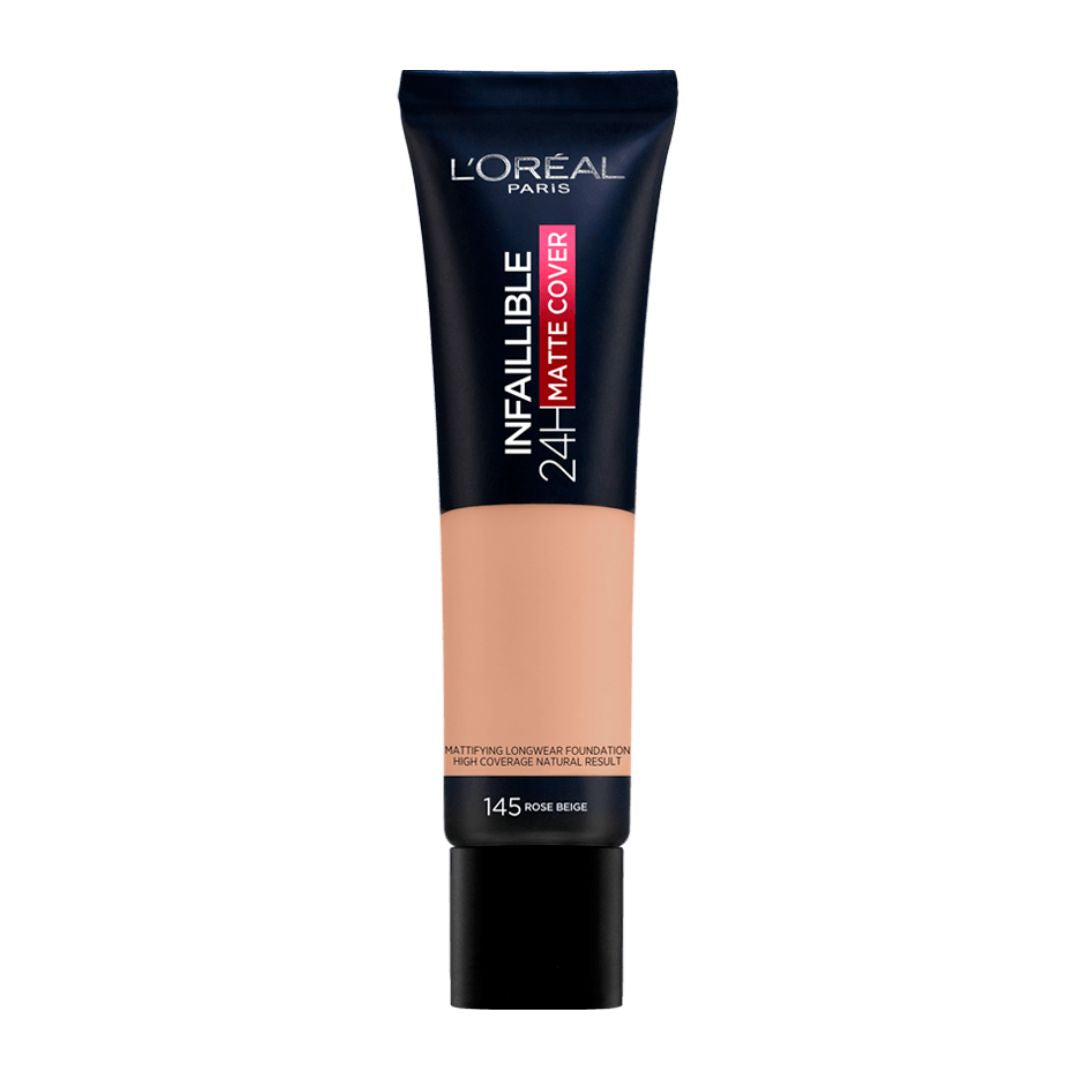 لوريال باريس - كريم أساس Infaillible 24H Matte Cover Waterproof Foundation (متوفر بـ 10 ألوان)