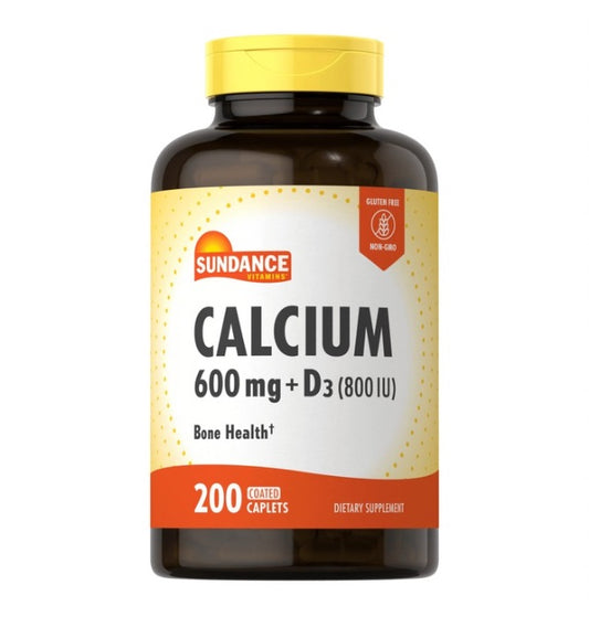 Calcium 600 MG + D3 (800 IU) -  200 Coated Caplets