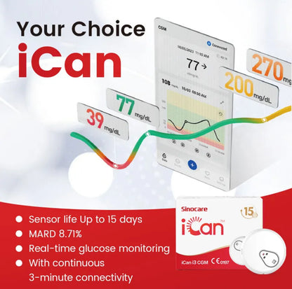 Sinocare Ican Cgm sensor I3