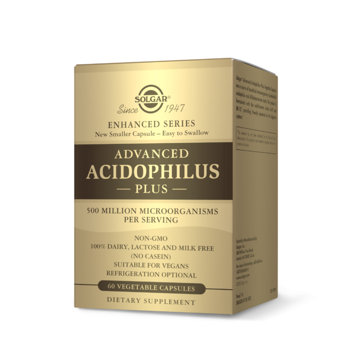أسيدوفيلوس بلس المتقدم - 60 كبسولة نباتية