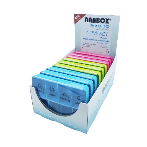أنابوكس® الصندوق اليومي المضغوط - لون واحد