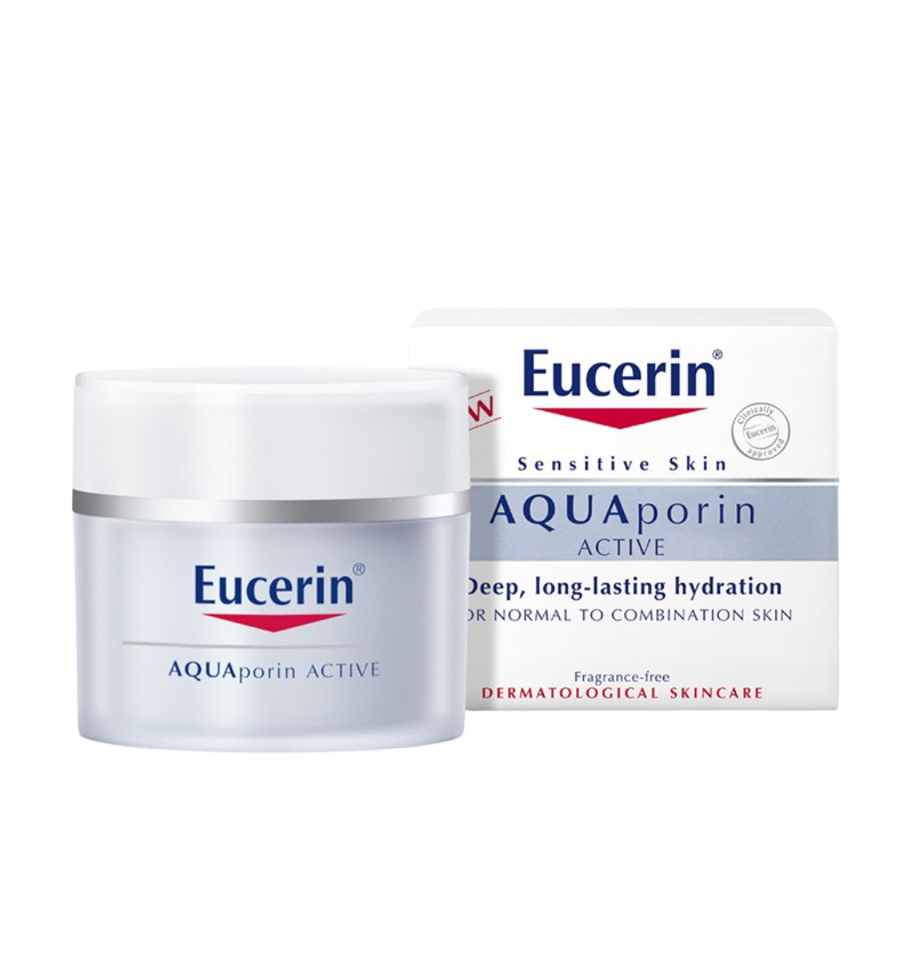 كريم الترطيب الفعال Eucerin Aquaporin Active Hydration Cream Light 50ml (للبشرة العادية/المختلطة)