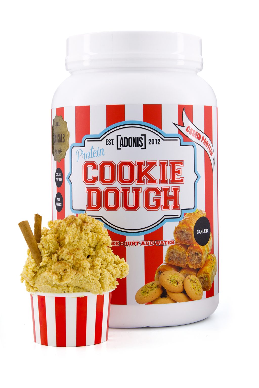 PROTEIN COOKIE DOUGH (Casein Protein) – (12 Flavors) - 1Kg | 25 Servings