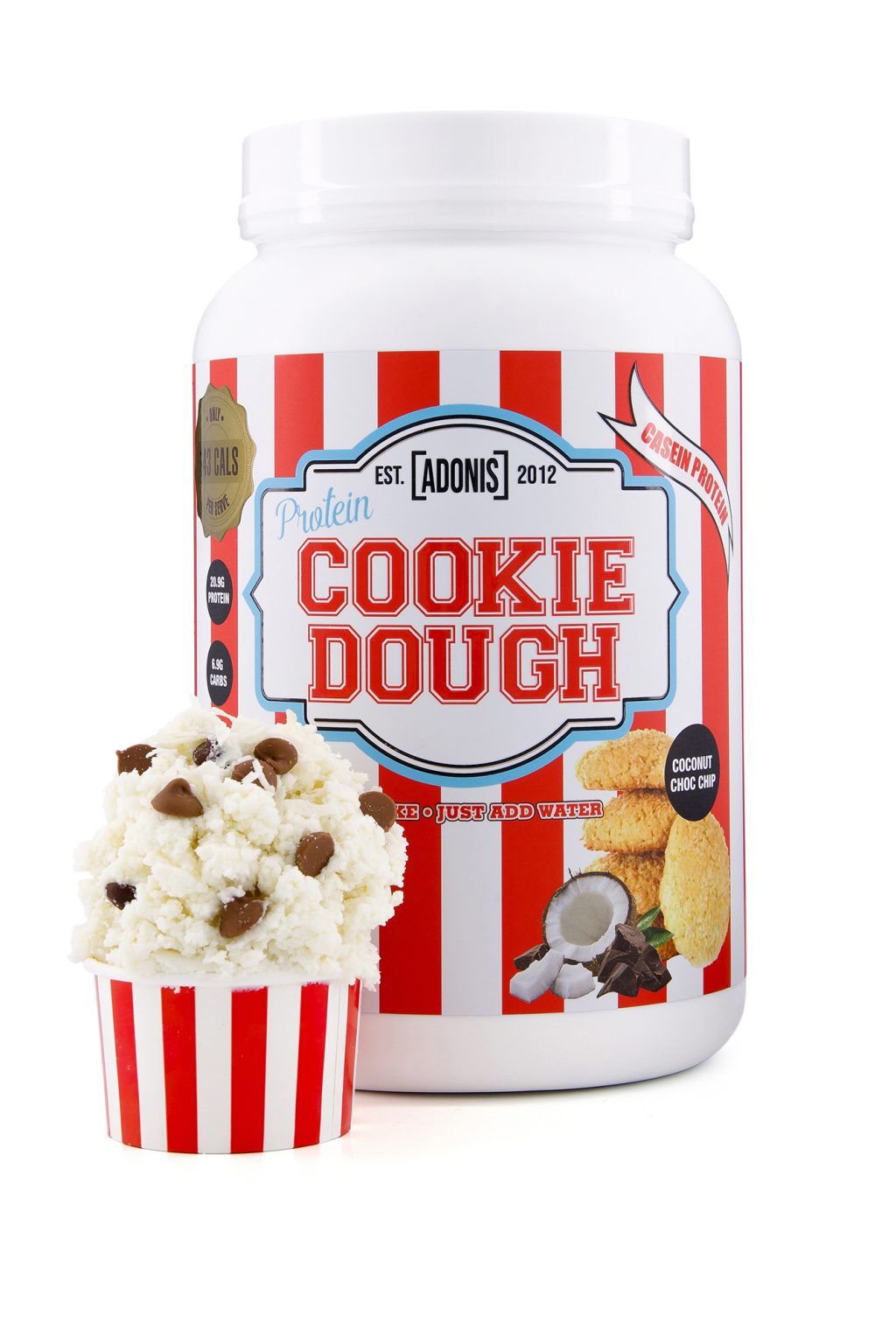 PROTEIN COOKIE DOUGH (Casein Protein) – (12 Flavors) - 1Kg | 25 Servings