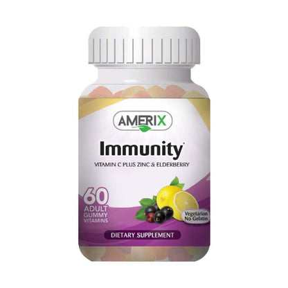 Immunity Vitamins - Lemon - 60 Adult Gummies