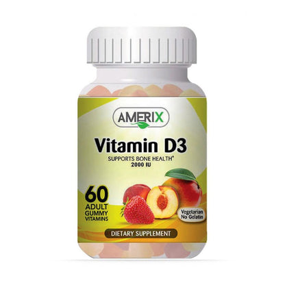 Vitamin D3 (2000 IU)- 60 Adult Gummies