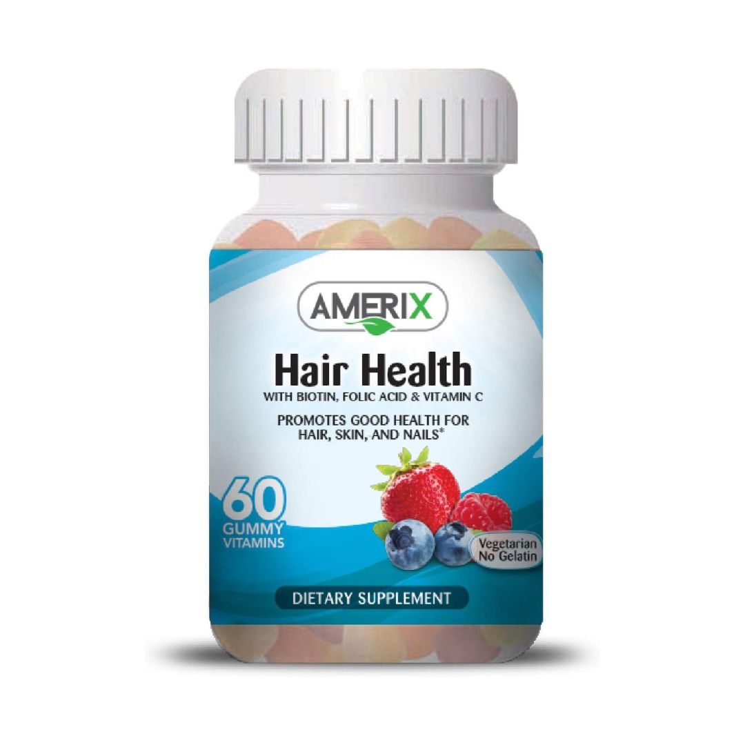 فيتامين صحة الشعر - 60 علكة للبالغين
