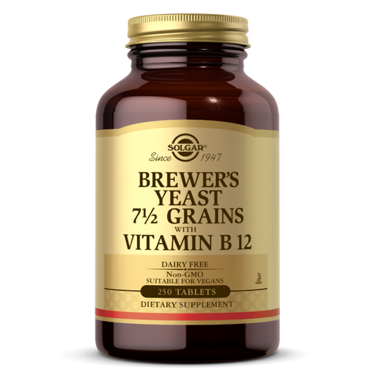 BREWER’S YEAST 7 1/2 GRAINS WITH VITAMIN B12 -250 TABLETS