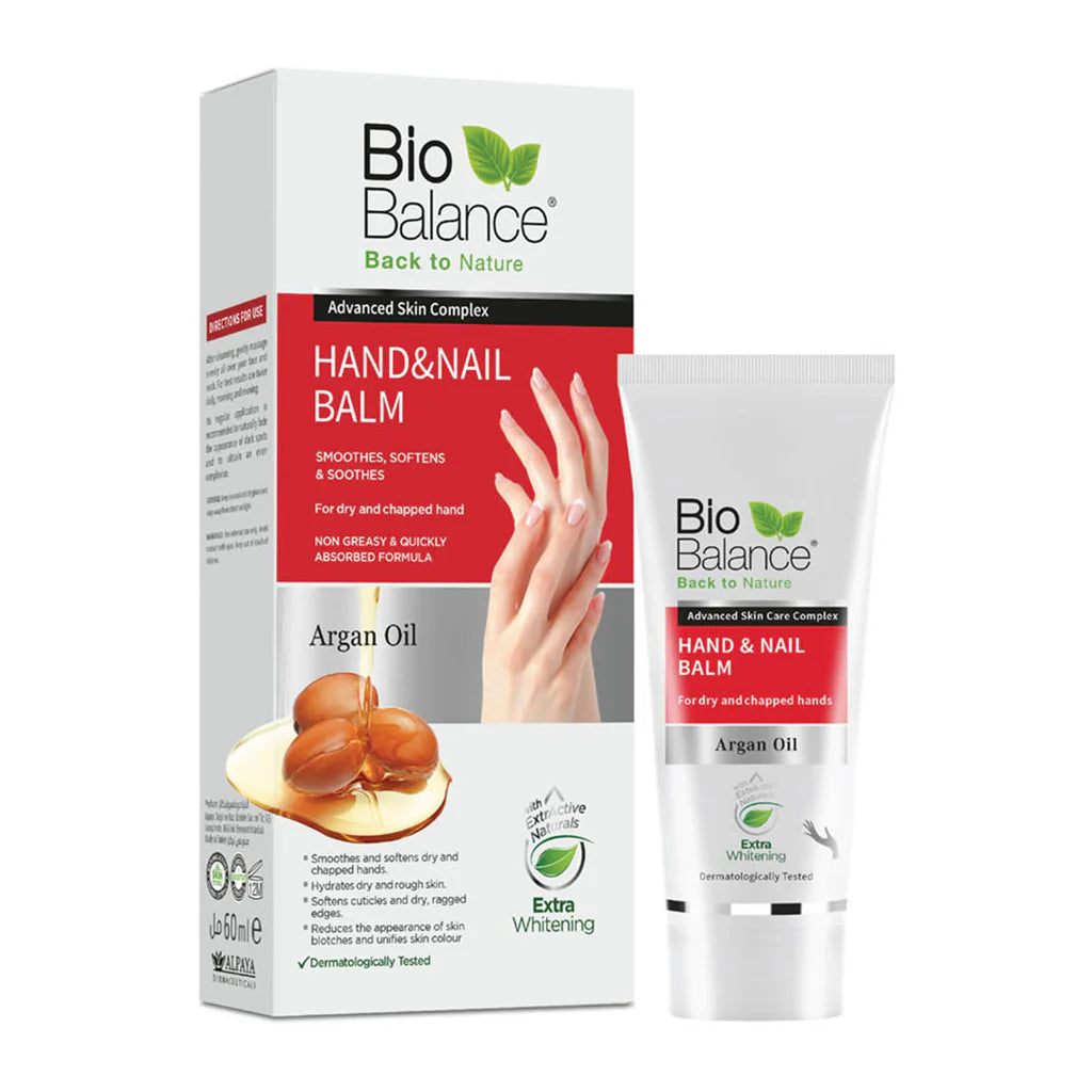 BioBalance Argan Oil Hand & Nail Balm 60ml
