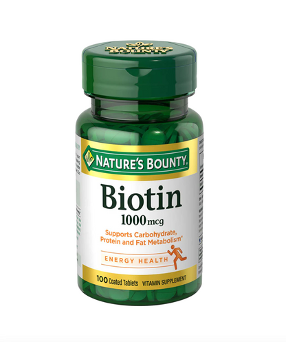 Biotin 1000 mcg - 100 Tablets