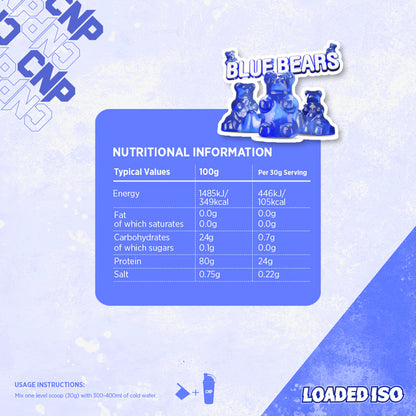 LOADED ISO 1.8KG - 60 SERVINGS - (5 FLAVORS)