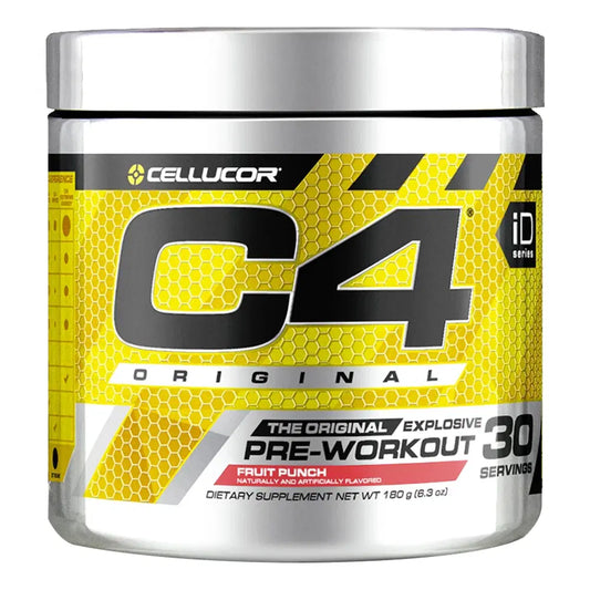 C4 ORIGINAL PRE-WORKOUT EXPLOSIVE ENERGY - FRUIT PUNCH - 180 جرام | 30 وجبة