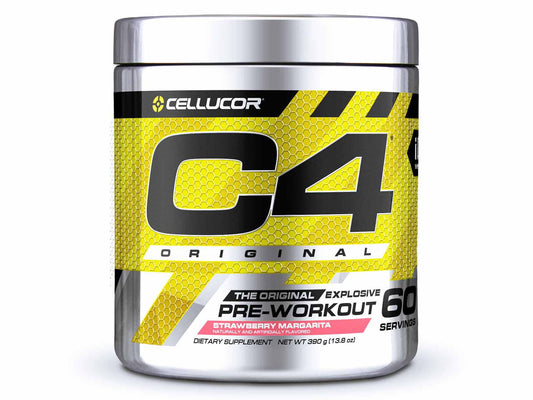 C4 ORIGINAL PRE-WORKOUT EXPLOSIVE ENERGY - STRAWBERRY MARGARITA - 390g | 60 SERVINGS