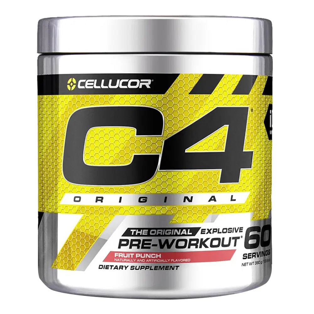 C4 ORIGINAL PRE-WORKOUT EXPLOSIVE ENERGY - FRUIT PUNCH - 390g | 60 SERVINGS