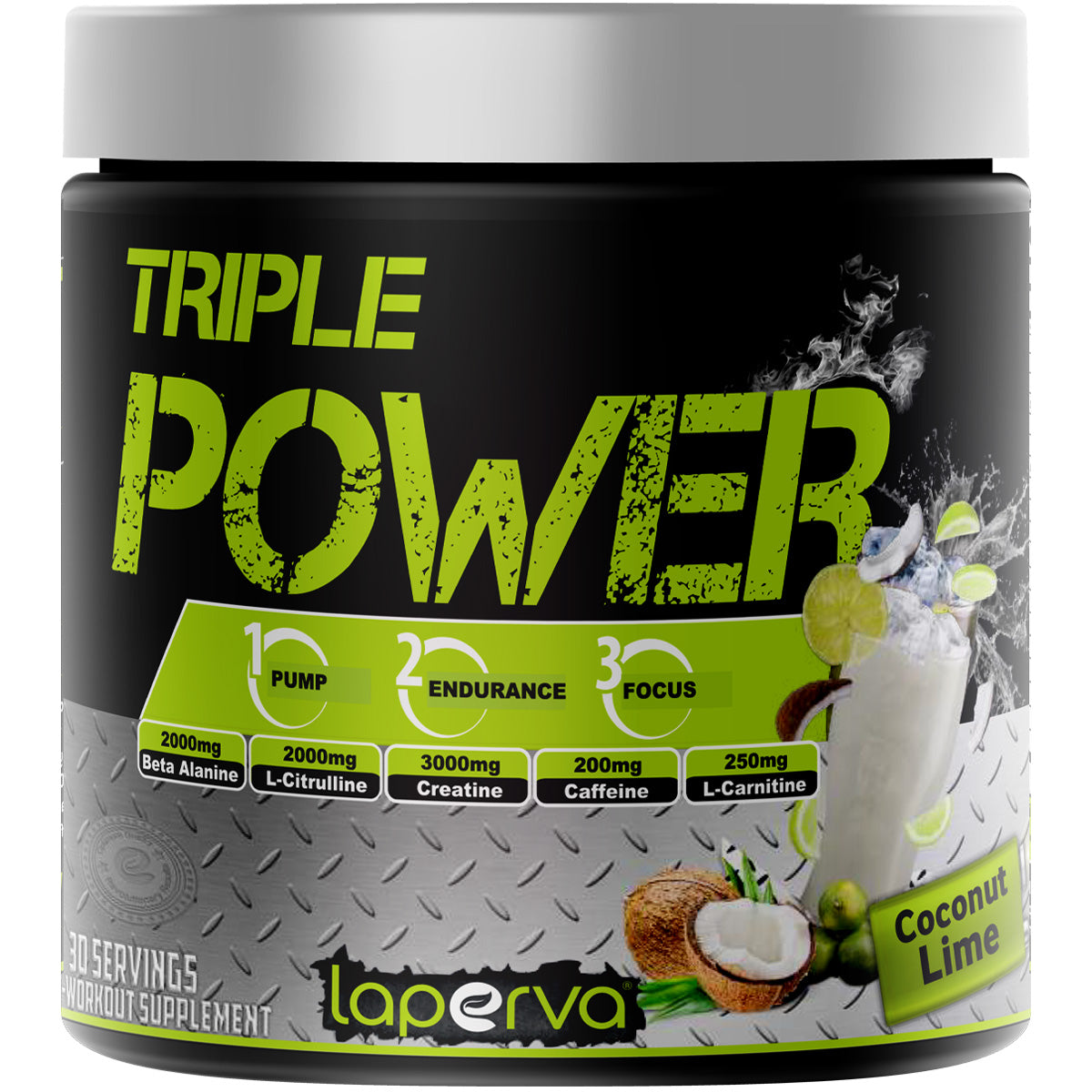 Triple Power Pre-Workout (3 نكهات) | 30 وجبة