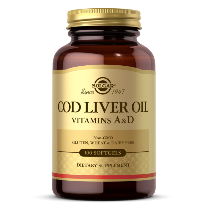 COD LIVER OIL (VITAMIN A & D SUPPLEMENT) - 100 SOFTGELS