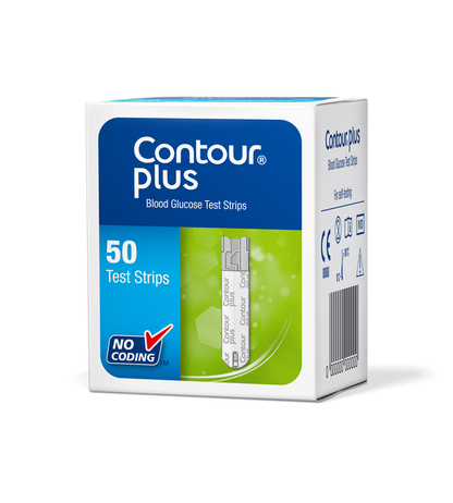 Contour plus strips - 100 strips (2 Packs Offer)