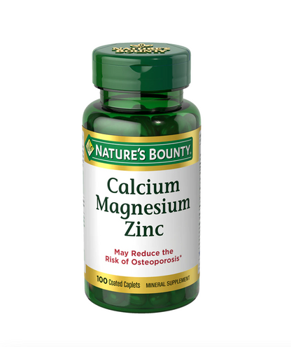 Calcium Magnesium Zinc - 100 Caplets