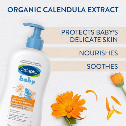 Cetaphil Baby Calendula Daily Lotion 400ml - For Gentle Hydration