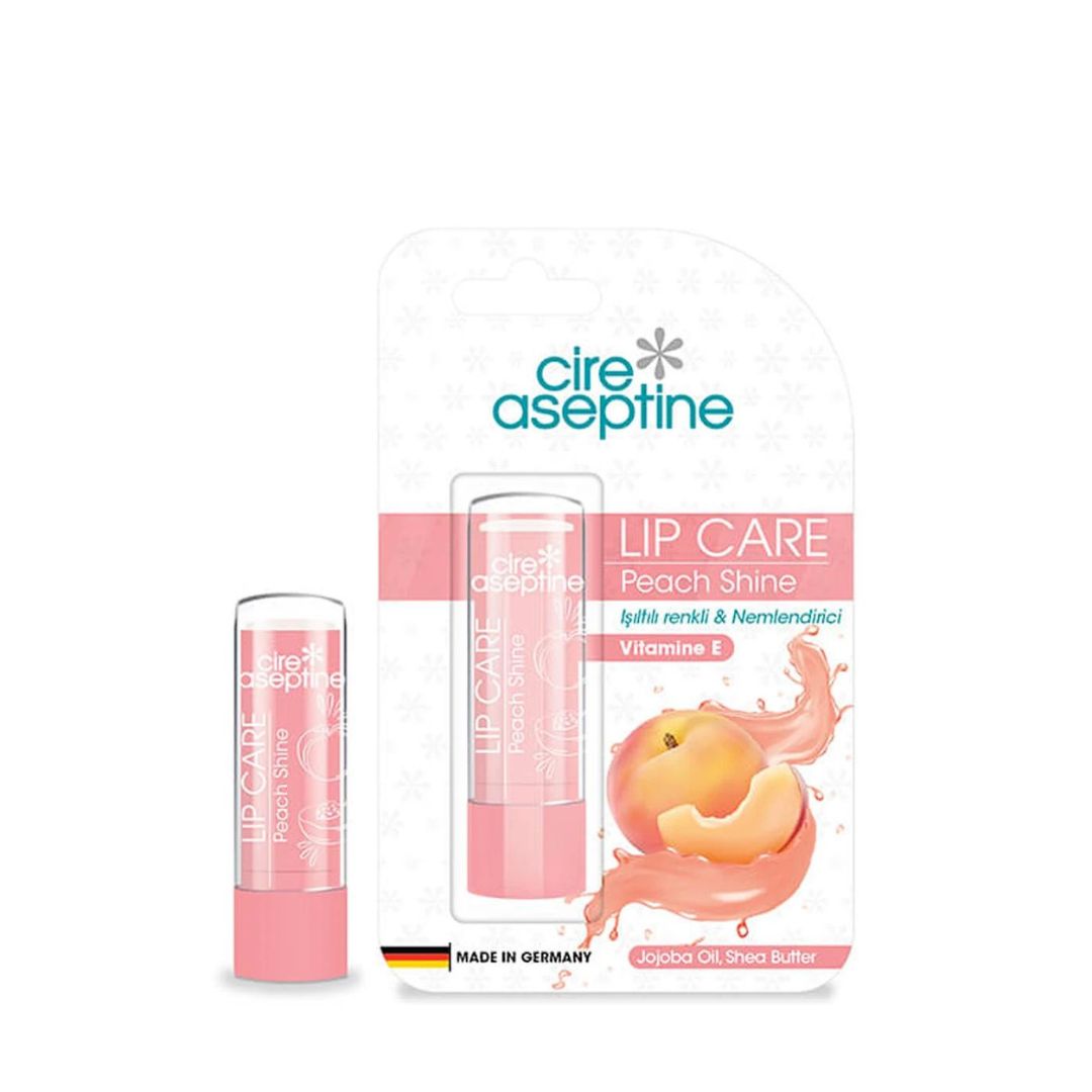 Cire Aseptine Peach Moisturizing Shimmer Lip Care Cream 4.5g