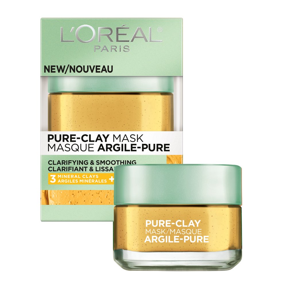 L'oreal Paris - Pure Clay Face Mask Bright -  yuzu lemon - 50ml