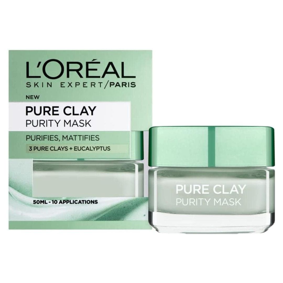 L'oreal Paris - Pure Clay Face Mask Purity -  eucalyptus - 50ml (Copy)