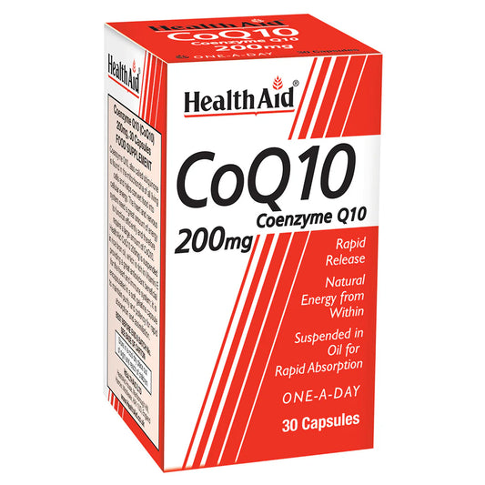 CoQ10 200 ملغ (الإنزيم المساعد Q10) - 30 كبسولة