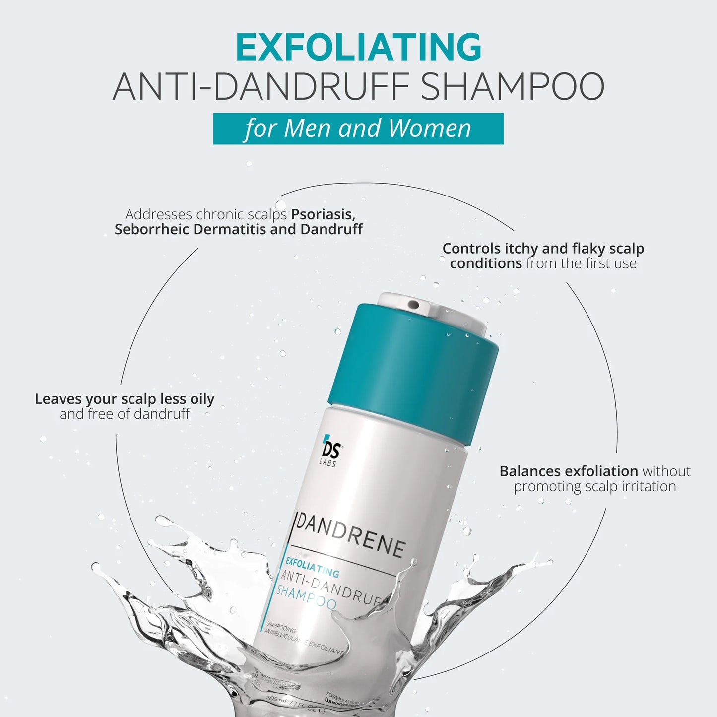 DANDRENE Exfoliating Anti-Dandruff Shampoo