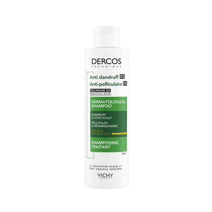 Dercos Anti-Dandruff Shampoo For Dry Hair 200ml