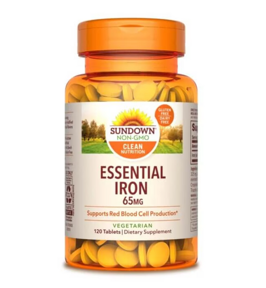 Essential Iron 65 mg - 120 Tablets