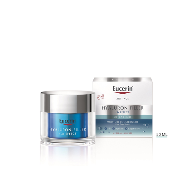 كريم الوجه الليلي Eucerin Hyaluron-Filler 50 مل