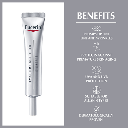 Eucerin Hyaluron-Filler SPF15 Eye Cream 15ml