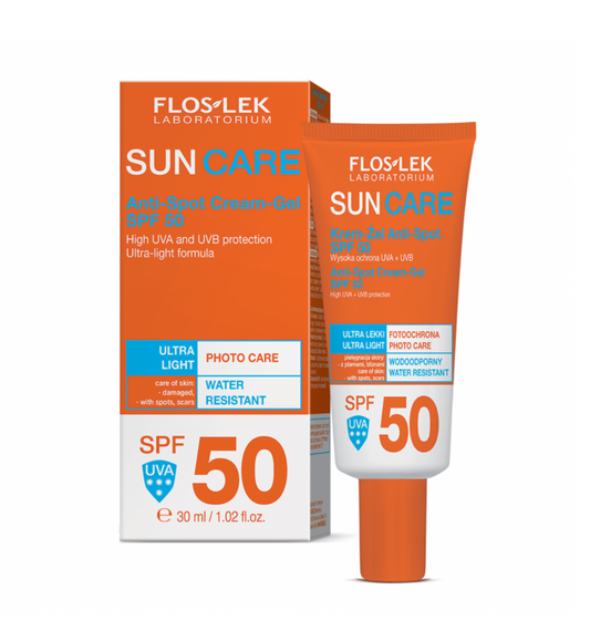 Floslek - SUN CARE Cream-Gel anti-spot SPF 50 - 30 ml