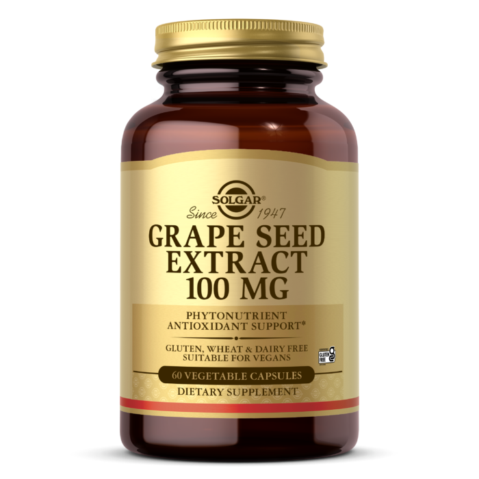 GRAPE SEED EXTRACT 100 MG VEGETABLE - 100 CAPSULES