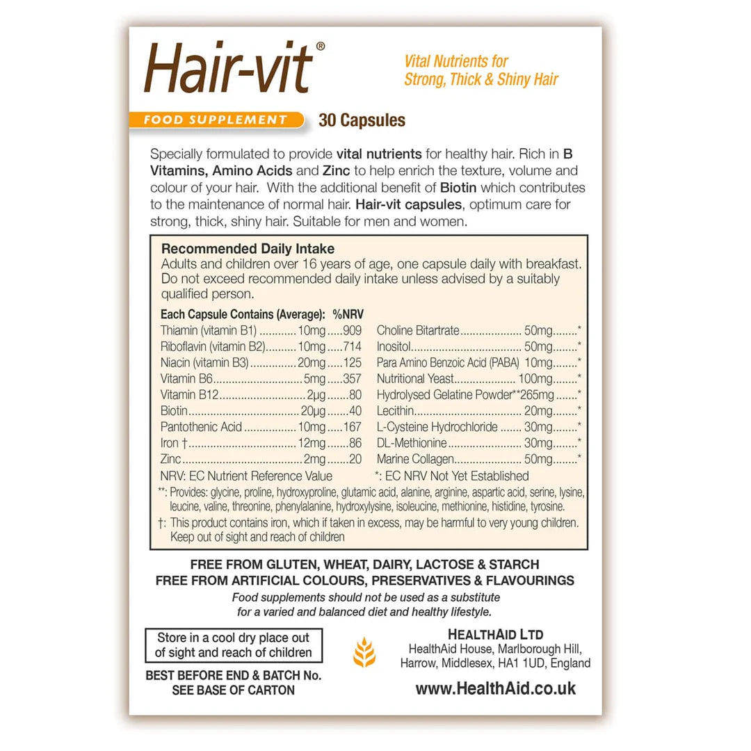 Hair-vit® - 30 Capsules