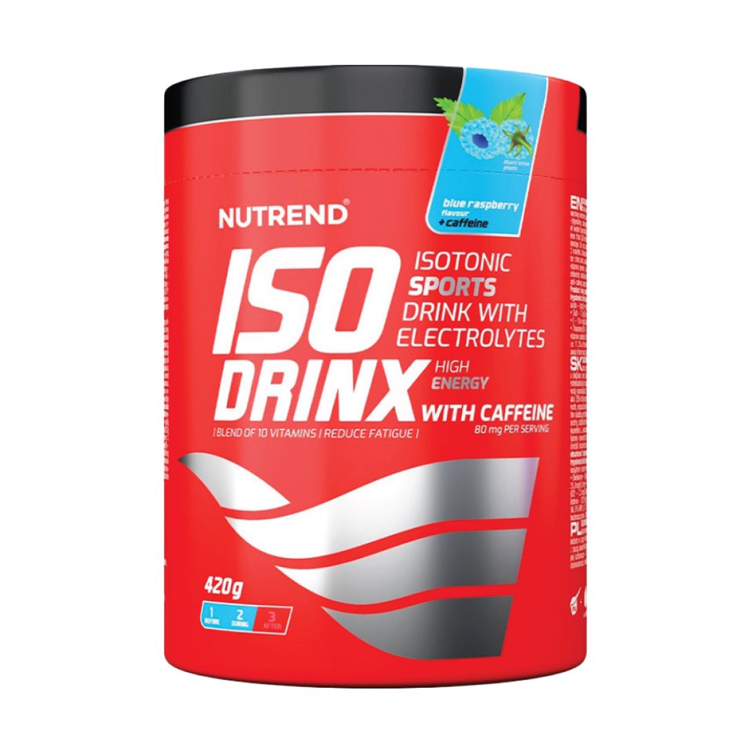 Isodrinx with Caffeine - 420g - Blue Raspberry