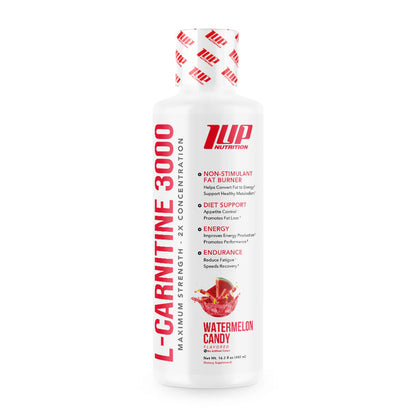 L-Carnitine 3000 Liquid - Maximum Strenght - 2X CONCENTRATION (4 Flavors) - 480ml (32 servings)