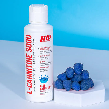 L-Carnitine 3000 Liquid - Maximum Strenght - 2X CONCENTRATION (4 Flavors) - 480ml (32 servings)