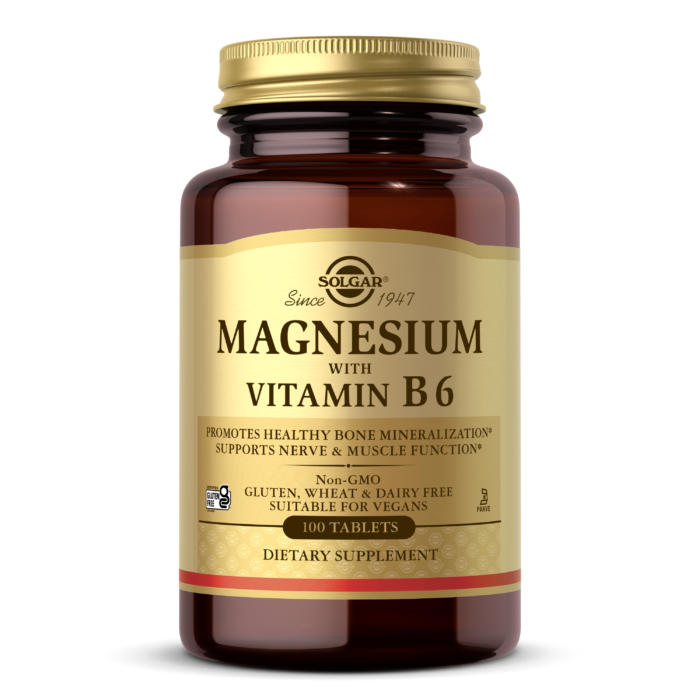 MAGNESIUM WITH VITAMIN B6 - 100 TABLETS