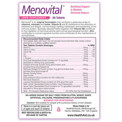 Menovital® - 60 Tablets