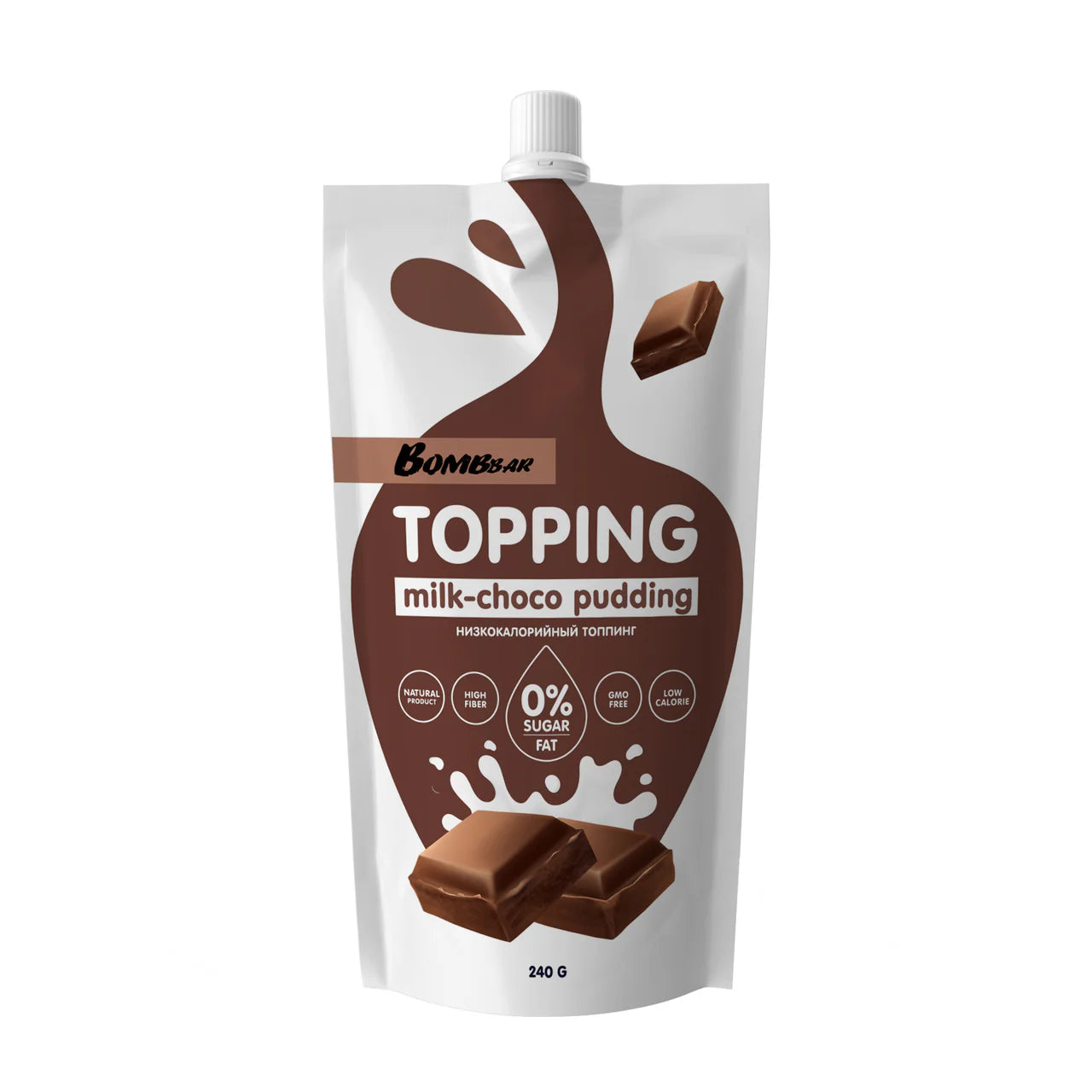 Bombbar Sweet Toppings 240g - Milk Chocolate Pudding Sauce