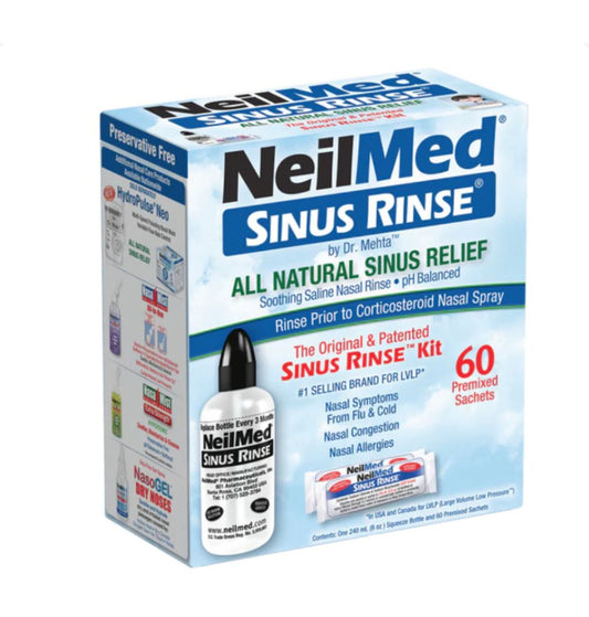 NeilMed Original Sinus Rinse Kit - 60 Premixed Sachets