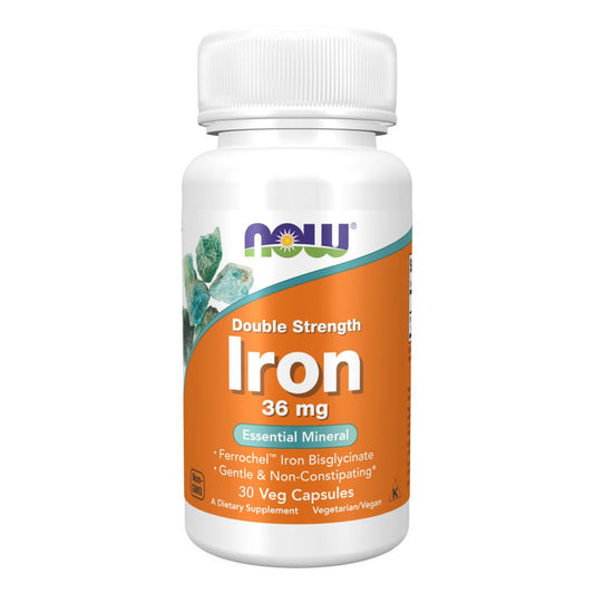 Iron 36 mg - Double Strength - 30 Veg Capsules