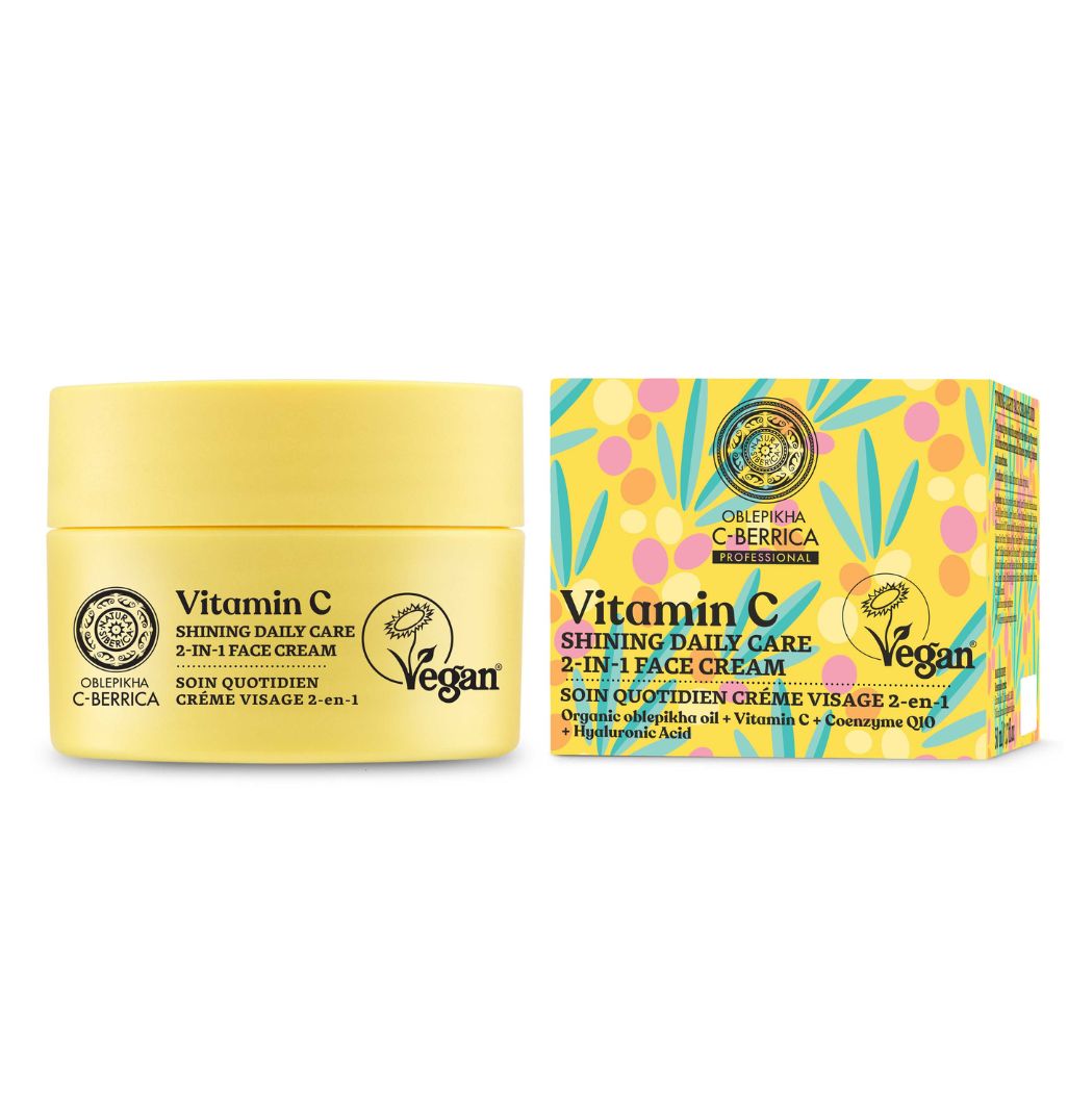 OBLEPIKHA C-BERRICA ® -  Vitamin C SHINING DAILY CARE 2 IN 1 FACE CREAM - 50 ml