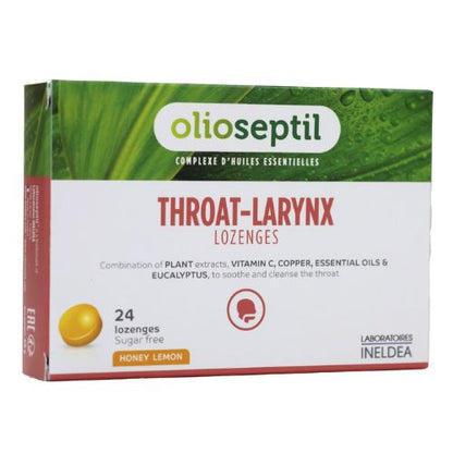 Oliseptil -Throat Larynx - 24 Lozenges