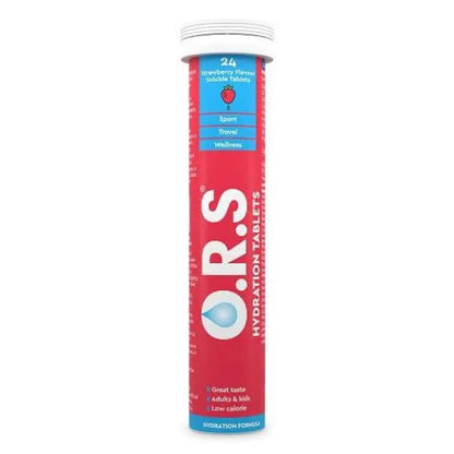 O.R.S HYDRATION - Strawberry  24 tablets