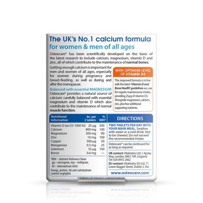 Osteocare Original - 30 Tablets