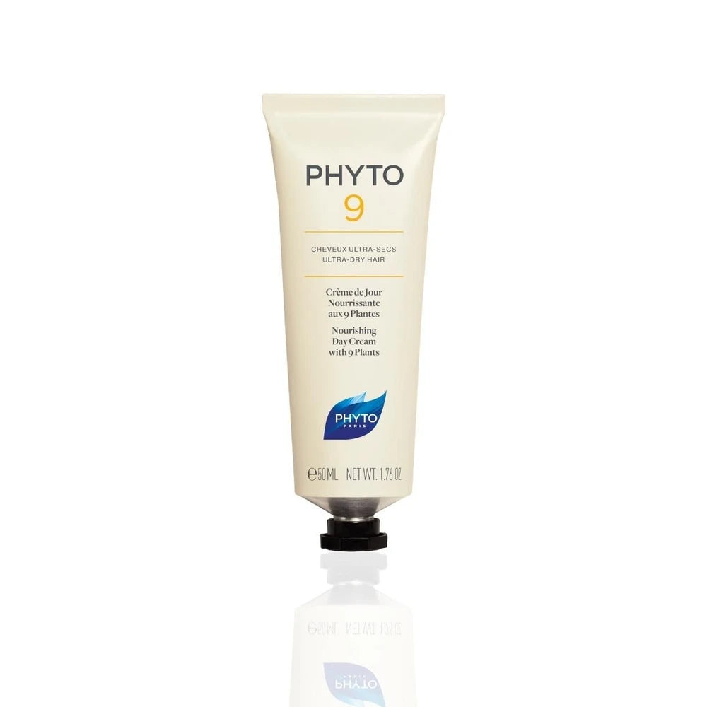 PHYTO 9 Nourishing Day Cream with 9 plants 50 ML - Very dry hair - Nourishes and protects