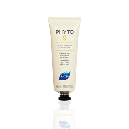 PHYTO 9 Nourishing Day Cream with 9 plants 50 ML - Very dry hair - Nourishes and protects